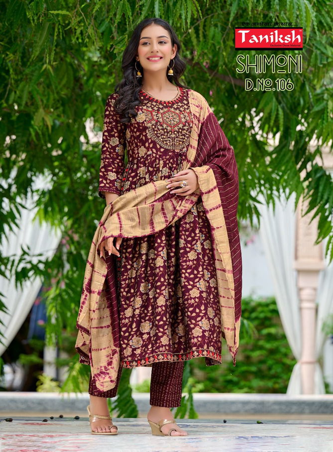 Simoni By Tanishk Printed Readymade Suits Catalog
